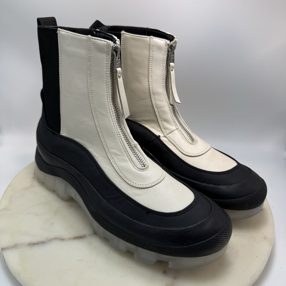 Circus by Sam Edelman Bethanie Rain Boots Front Zip Lug Sole Women's Size 10